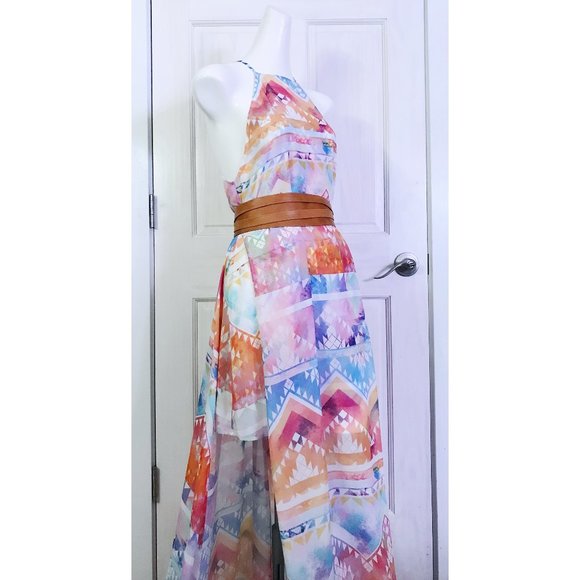 Moving Sale! Worn Once Show Me Your Mumu Bronte Maxi Dress w/ Sheer Overlay Med - Picture 9 of 14